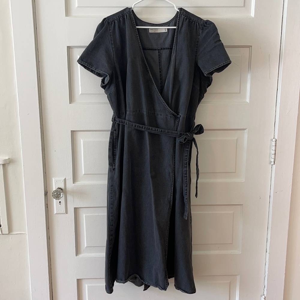 Dark denim dress